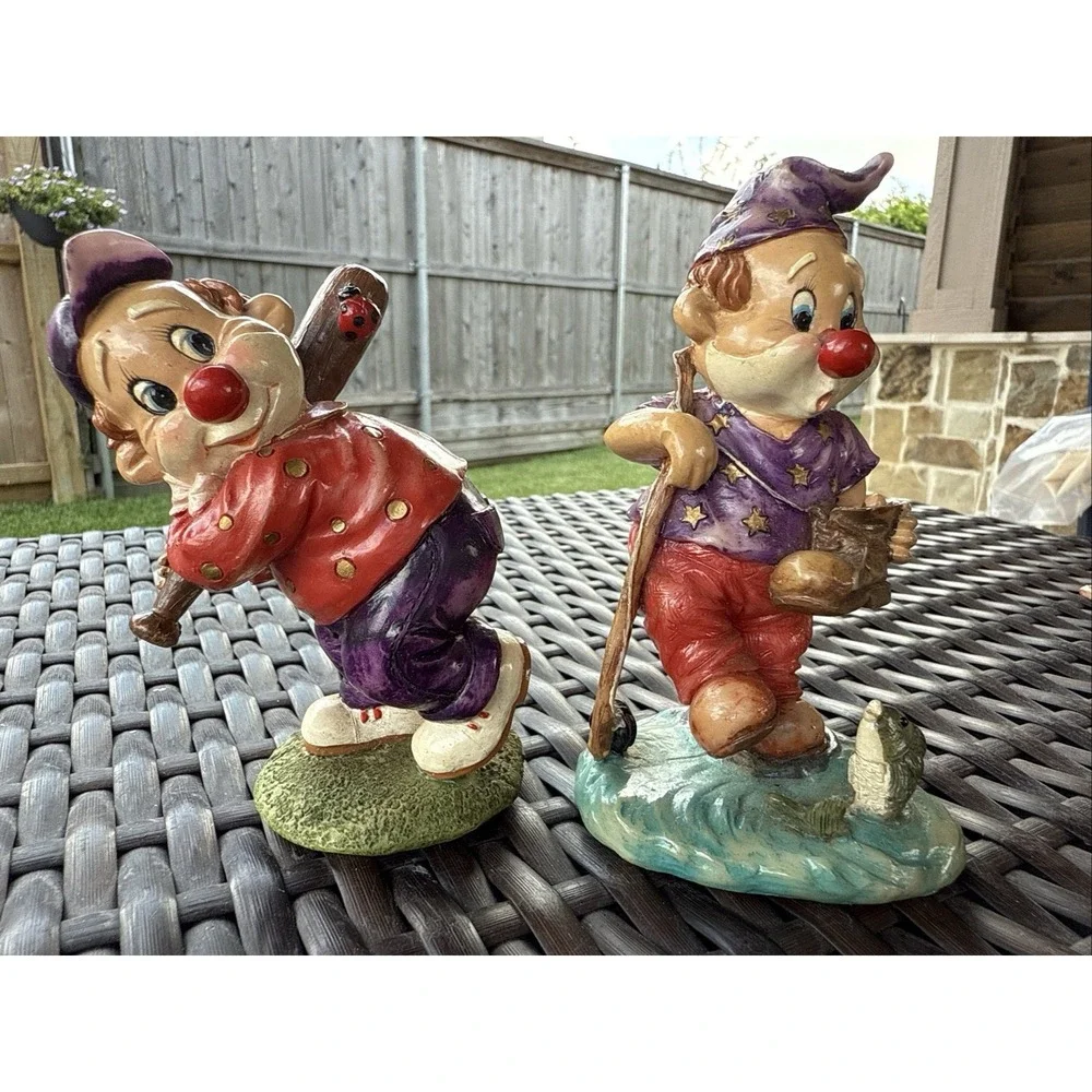 Clown Plastic Figure Desk shelf Decor